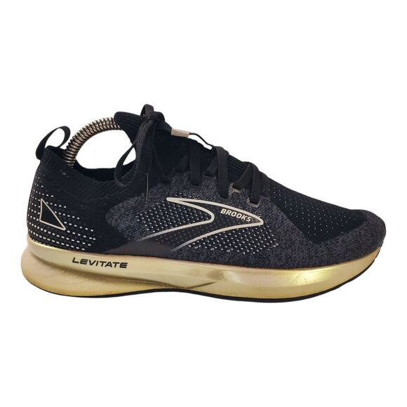 BROOKS Shoes LEVITATE 5 Womens Size 9.5 Black Purple STEALTHFIT Running Sneaker main image 8